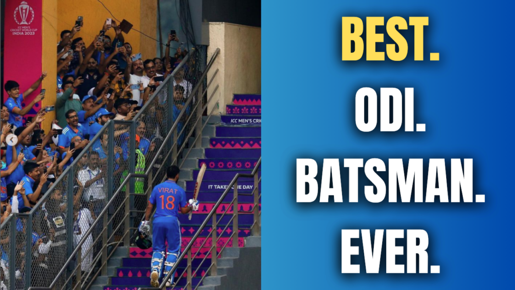 Virat Kohli: The Greatest ODI Batsman Ever