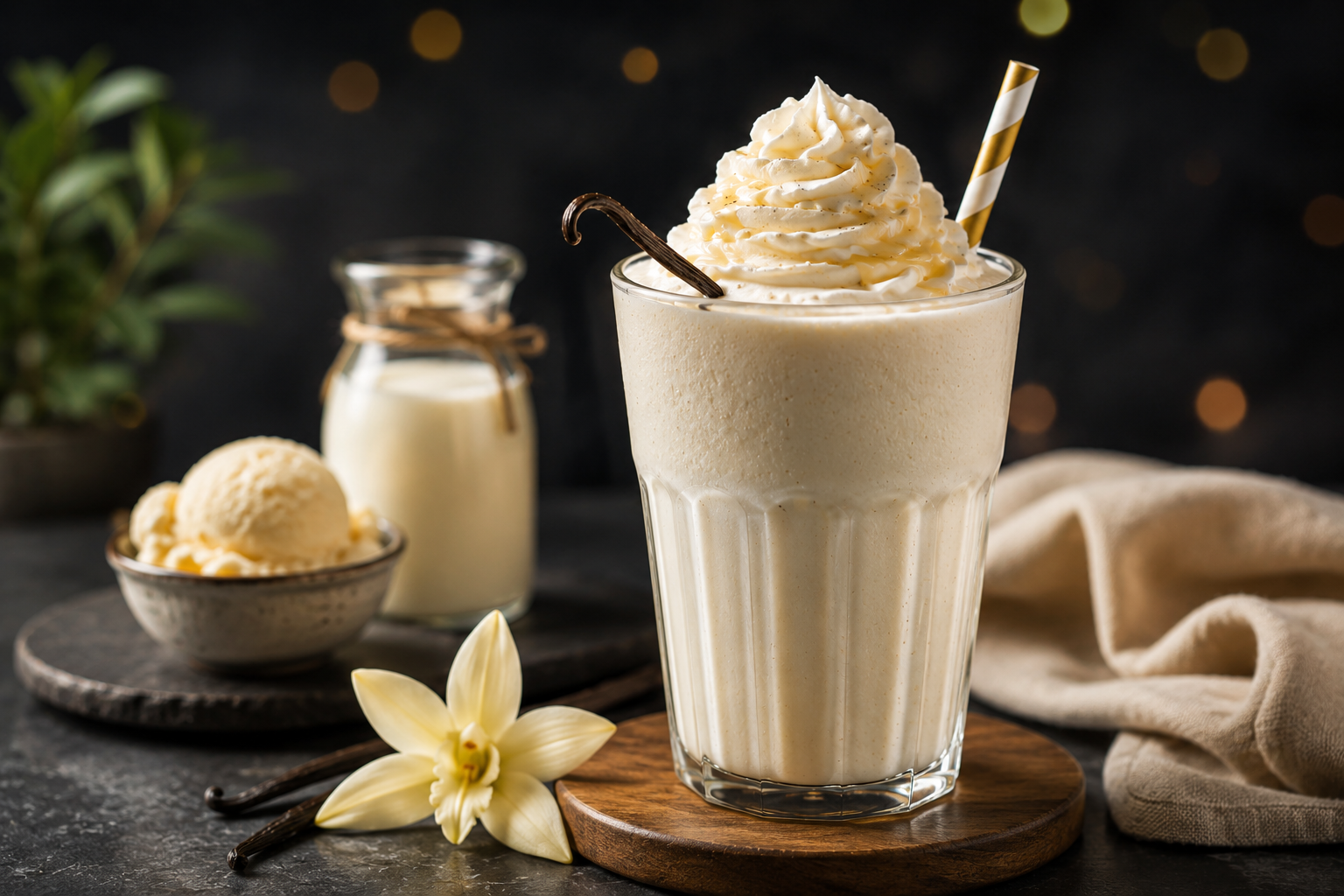 Vanilla milkshake with cream and orchid.png