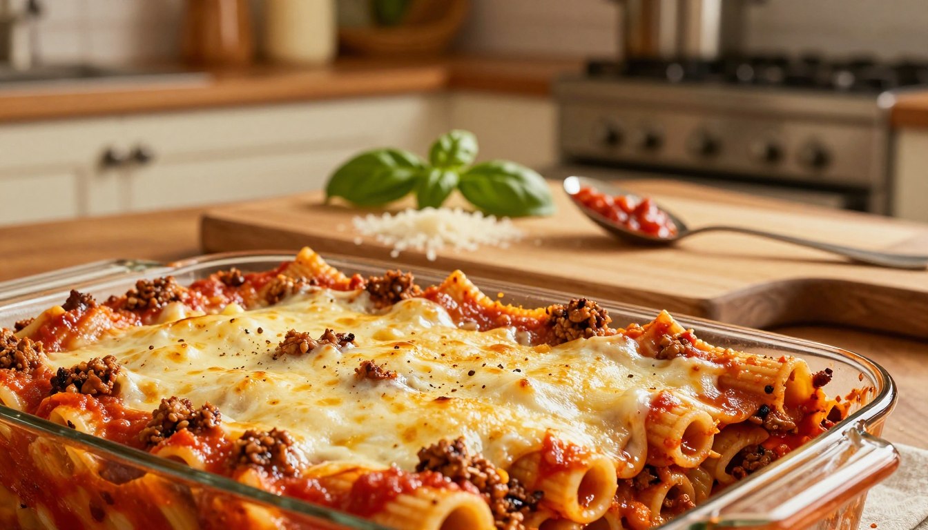 baked ziti layers of flavor