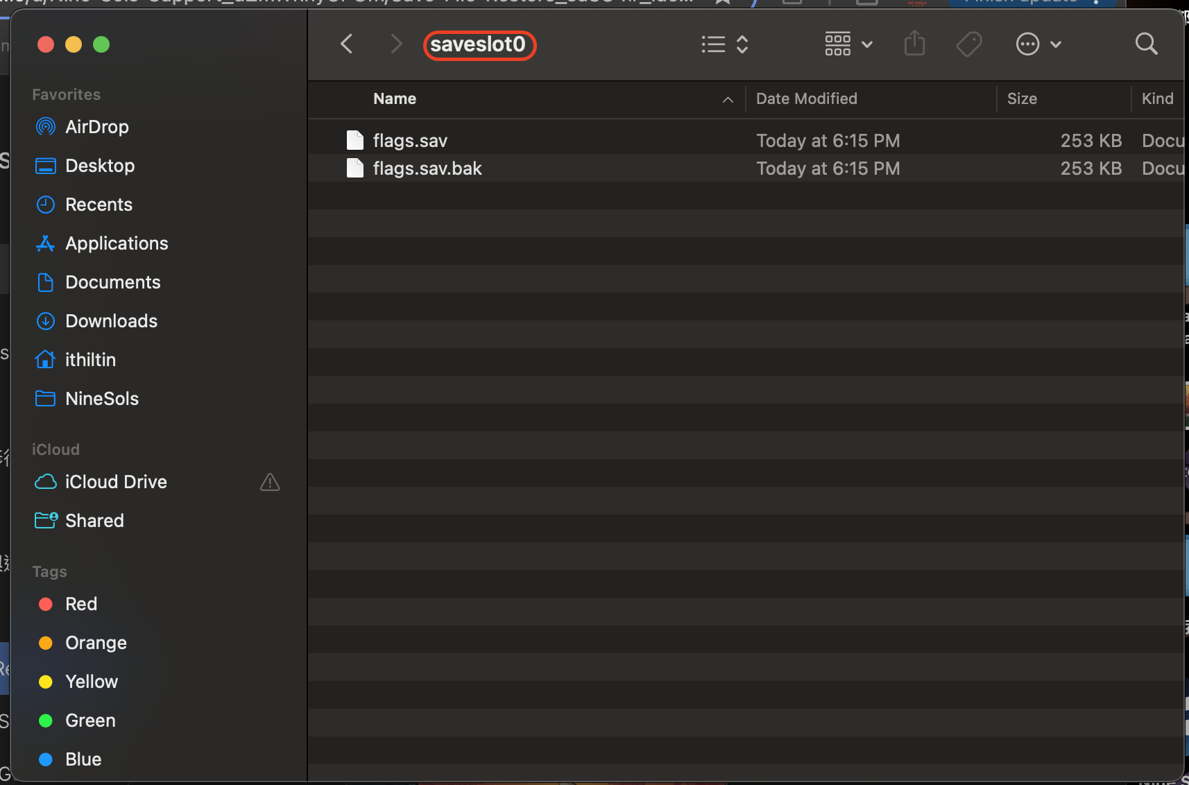 My Save Files Were Deleted/The Game Cannot Load My Save File. – Red ...