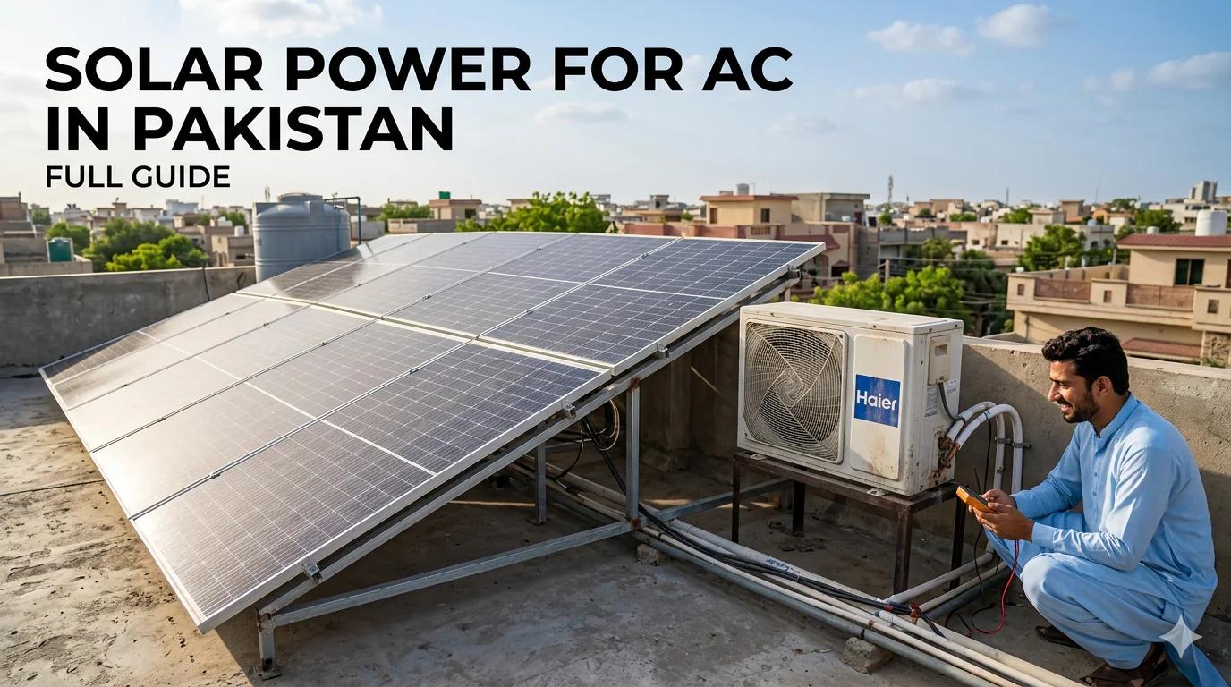Run Your AC on Solar Power in Pakistan | 